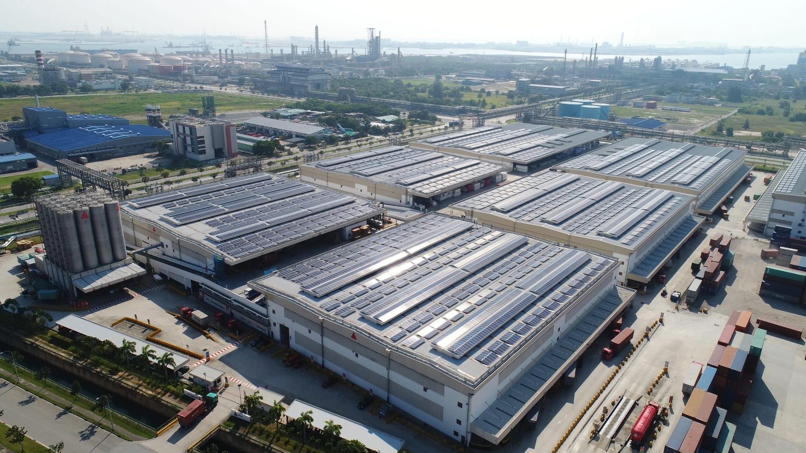 commercial solar ROI Singapore, Katoen Natie
